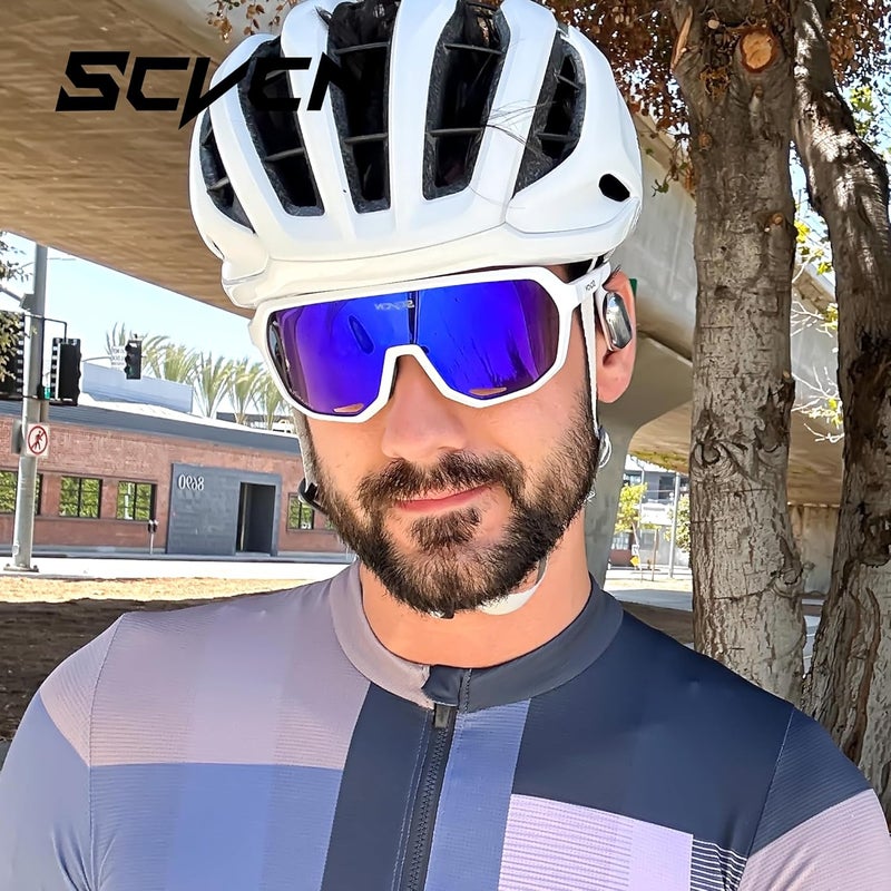 SCVCN Photochromic Cycling Glasses Men Women Clear Sports Sunglasses UV400 Protection for Cycling Running mtb DZ-S63 - Image 2